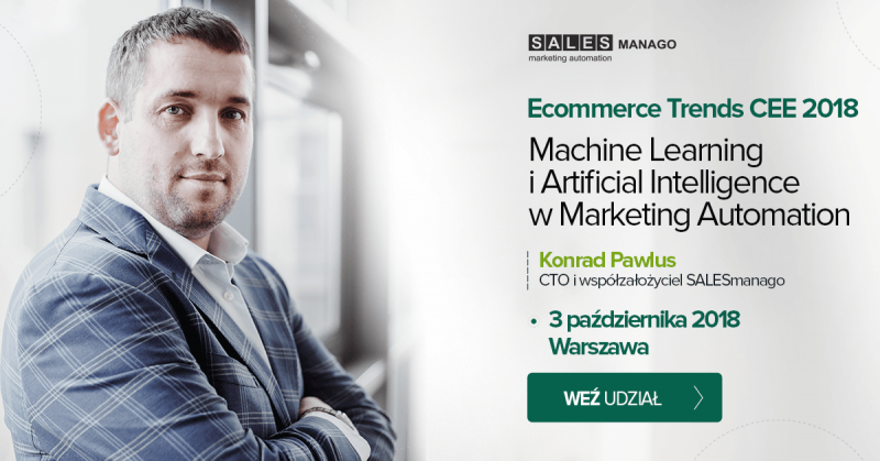 Artificial Intelligence i Machine Learning w Marketing Automation. Prelekcja Konrada Pawlusa w Warszawie